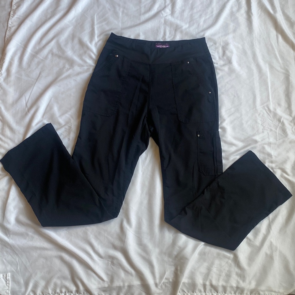 Purple Label yoga pants. Black XST.